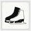 Calila Ice Skate Blade, reproduction encadrée