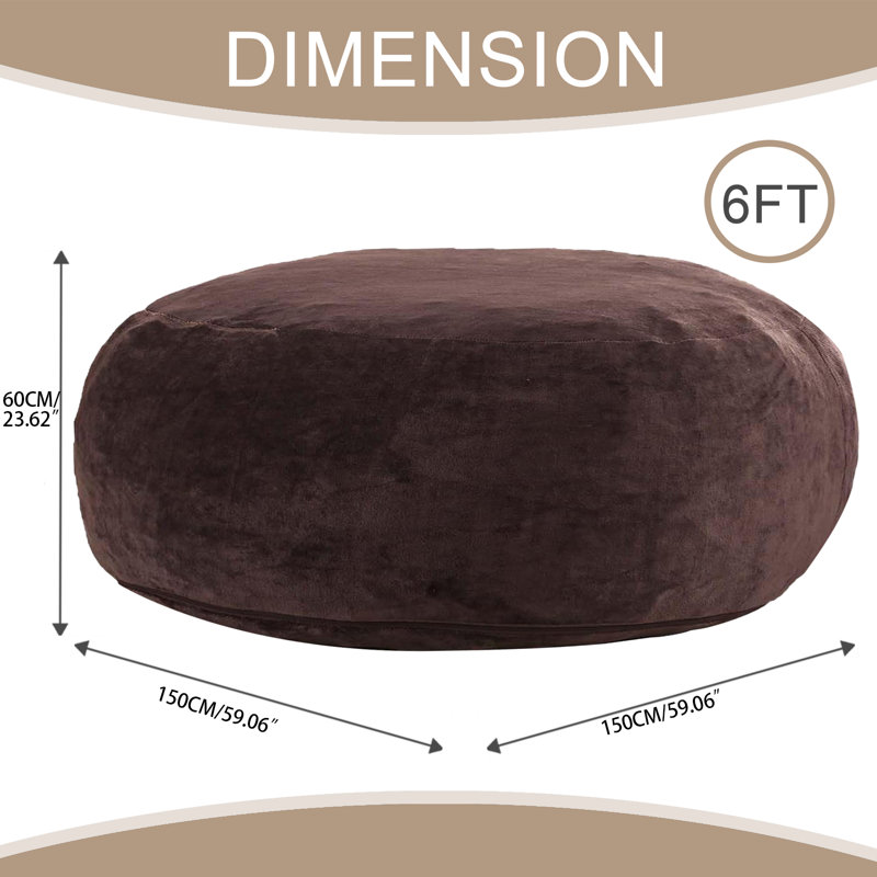 Bean Bag Chair, Brown