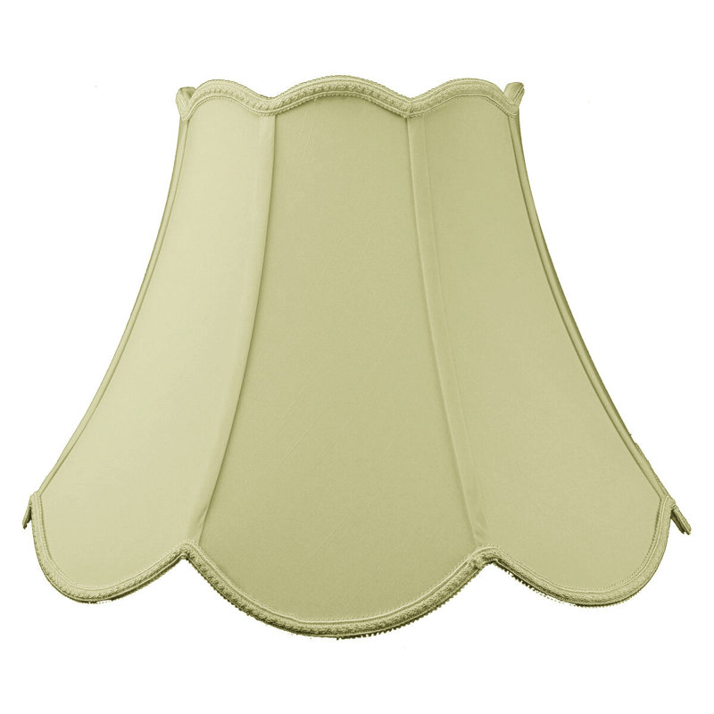 18'' W Linen Bell Lamp Shade, Eggshell