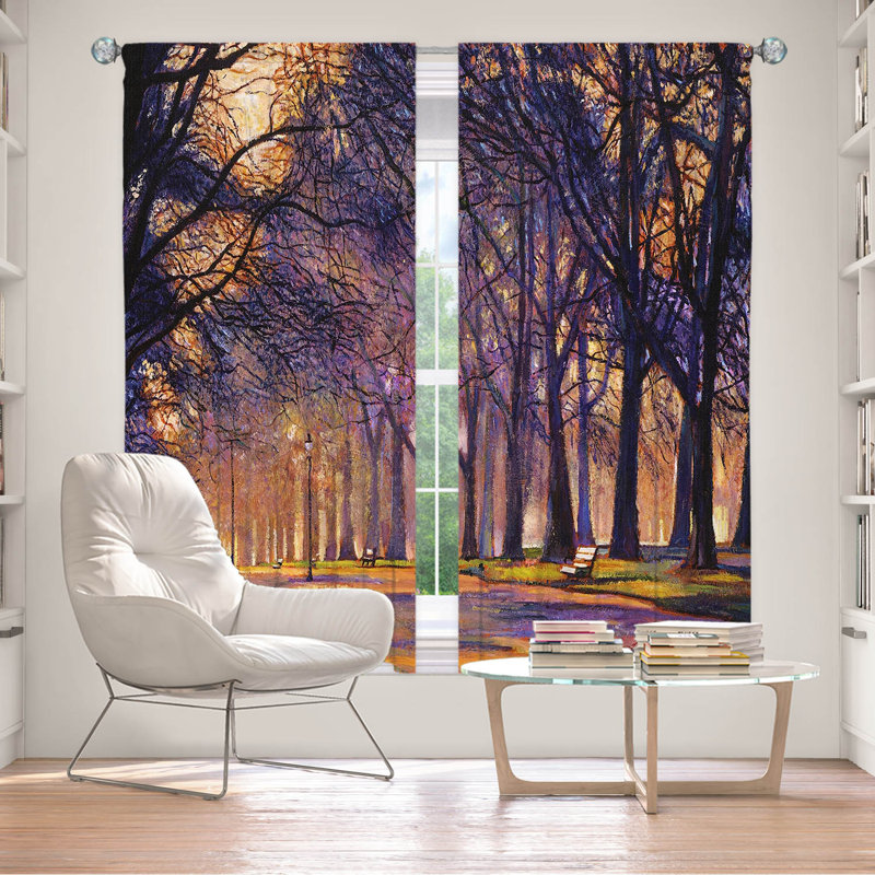 Fiamma Room Darkening Curtains / Drapes Pair, 40" W x 82" L