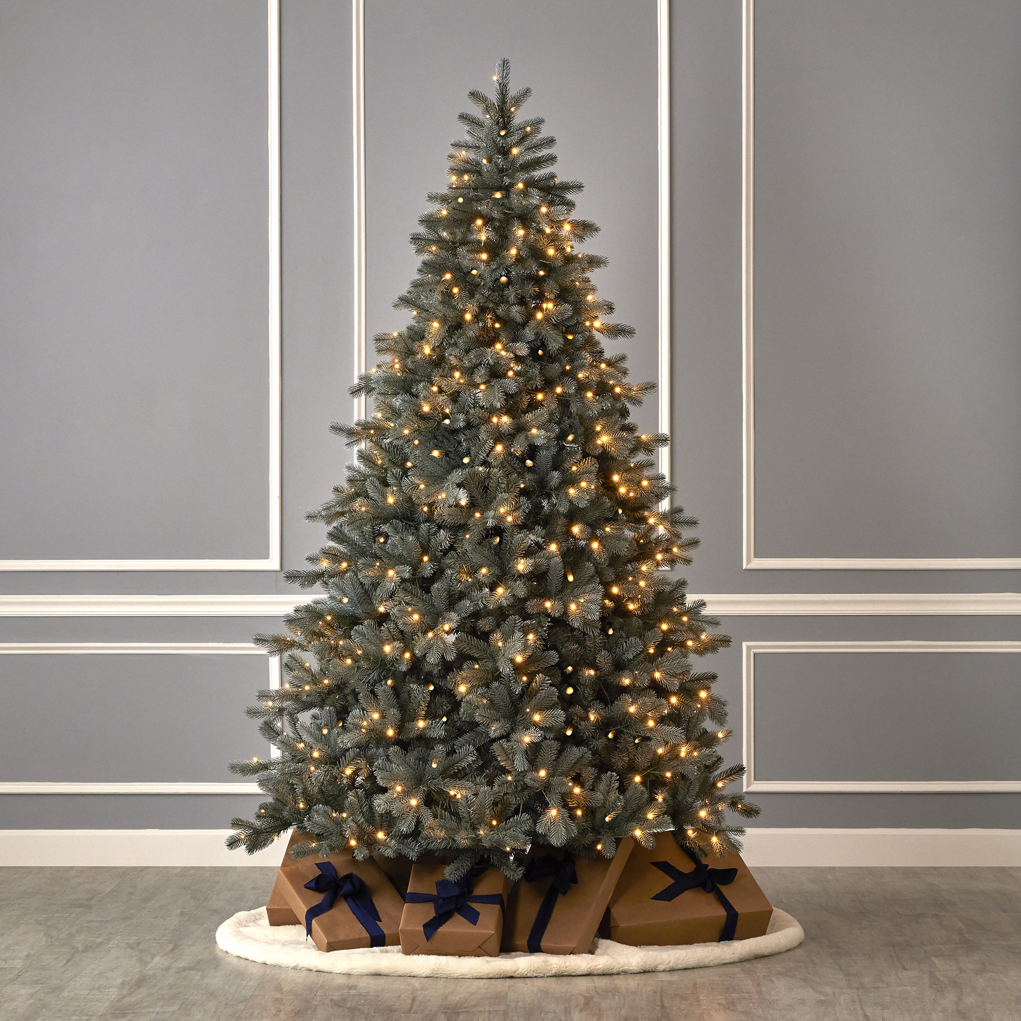 The Holiday Aisle® Lighted Artificial Christmas Tree - Includes a