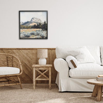 «Desert Mountains and Forest Landscape», estampe numérique, conception de Petal Prints Design