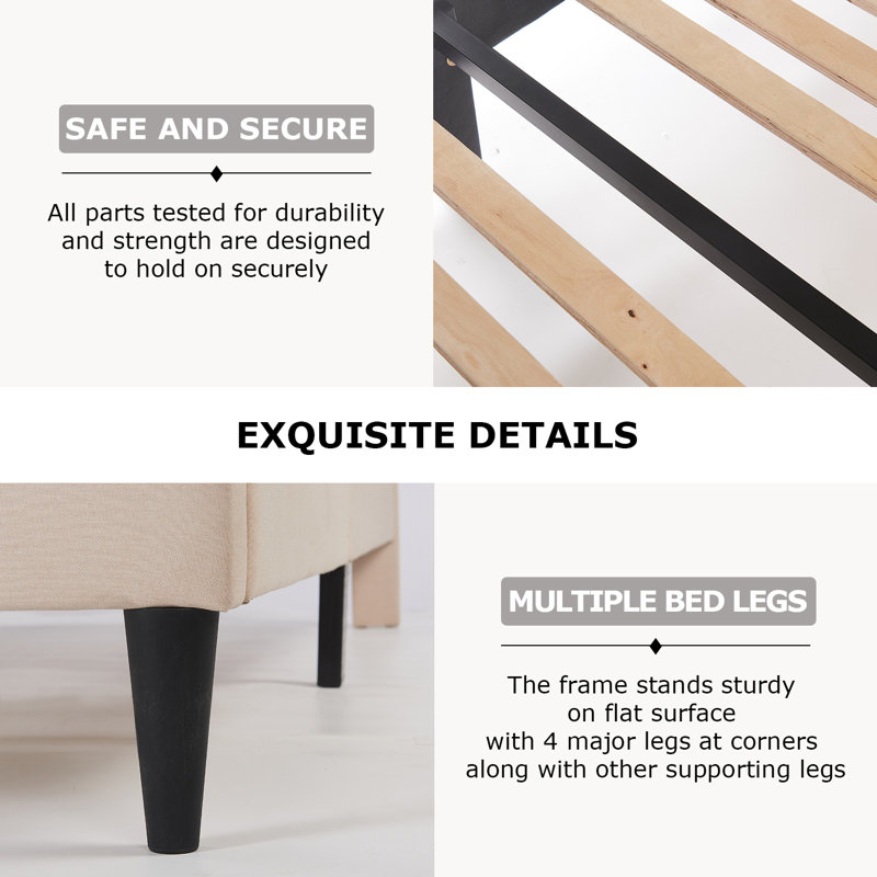 Upholstered Bed, Full