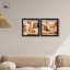 Desert Harmony Shadowbox Print Beige Wall Decor Set by Art Remedy, Black Frame, 12 x 12-616353106-616353107