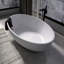 Baignoire de trempage autoportante à surface solide de 67 pouces pour salle de bain-121168373