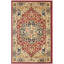 Riverhead Power Loom Cowhide Red/Tan/Brown Rug