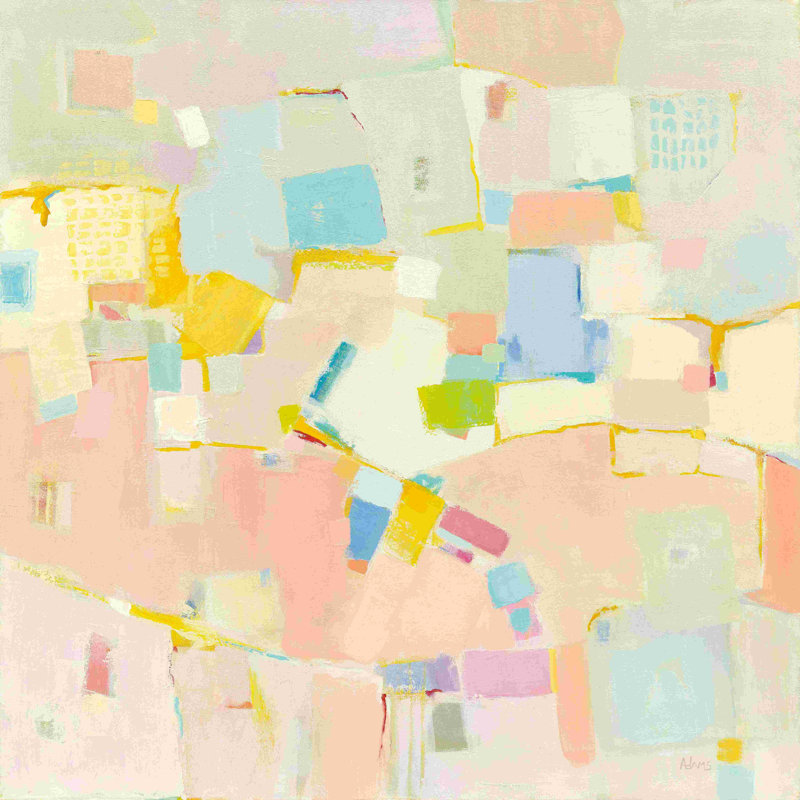 Block Party - reproduction sur toile tendue, H 12 po x l 12 po
