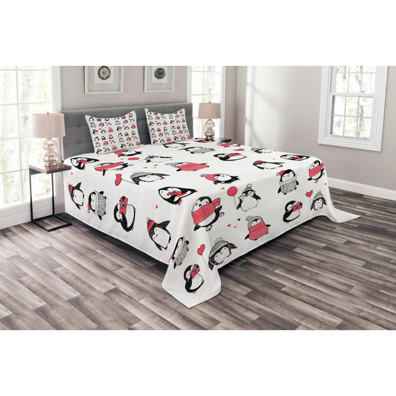 Polyester Coverlet, Queen Coverlet + 2 Shams