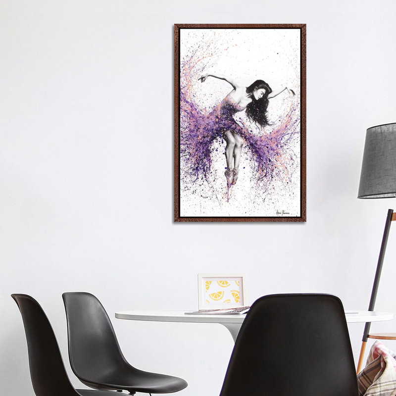The Last Coral Dance by Ashvin Harrison - Print on Canvas, Classic Brown Wood Framed, 101.6 cm H x 66.04 cm W