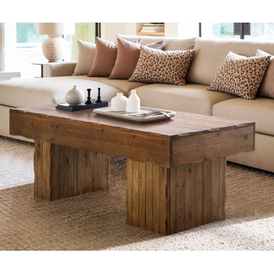 Table basse en bois massif Farmhouse