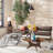 3-Piece Mid Century Modern Living Room Wood Table Set With Triangular Tops & Sculptural Bases-116648732