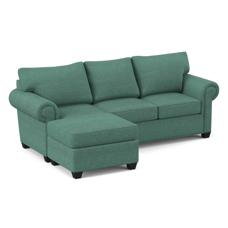 Layla Sectional with Ottoman, Antic Lagoon