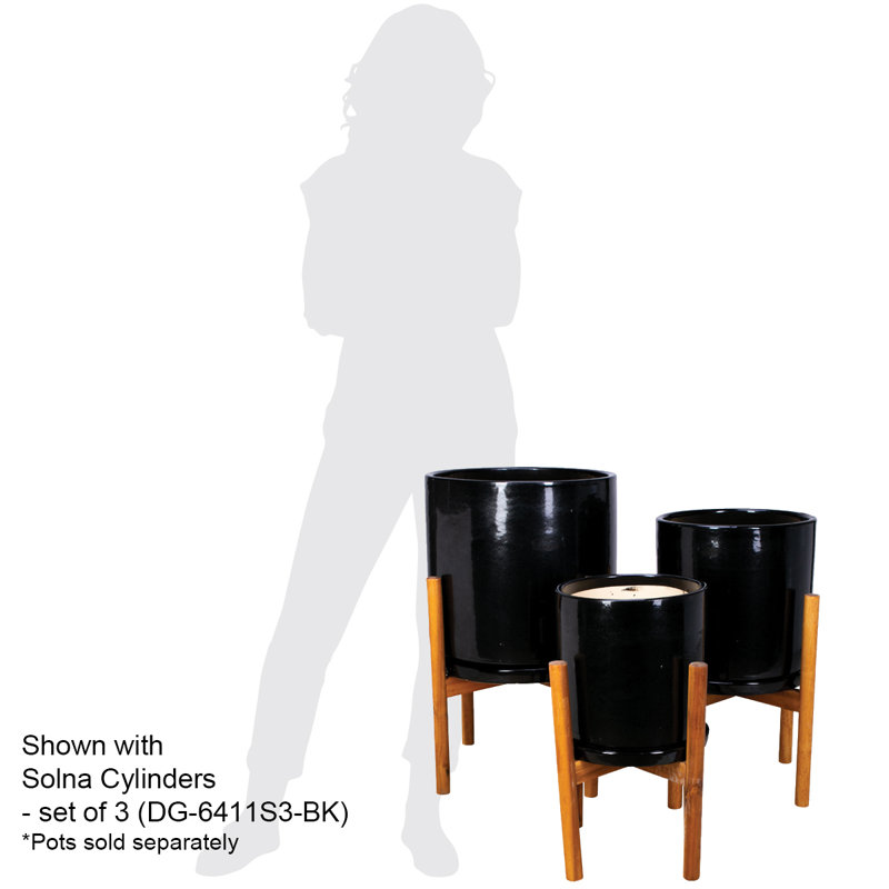 Acacia Wooden Stand Set of 3