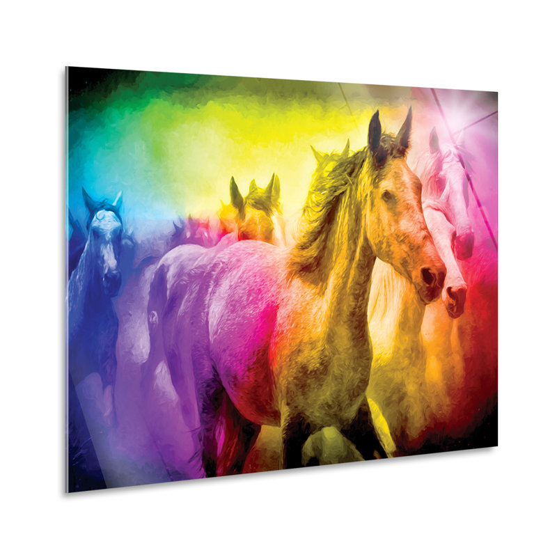 Giallobus - No Frame Painting on Plastic / Acrylic, 65cm H x 95cm W