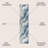 Olvin Contemporary Glam Abstract Marble Navy/Cream Rug-436089535