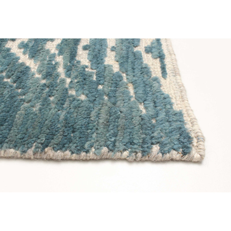 Tapis bleu sarcelle Tangier 2 pi 11 po x 4 pi 11 po