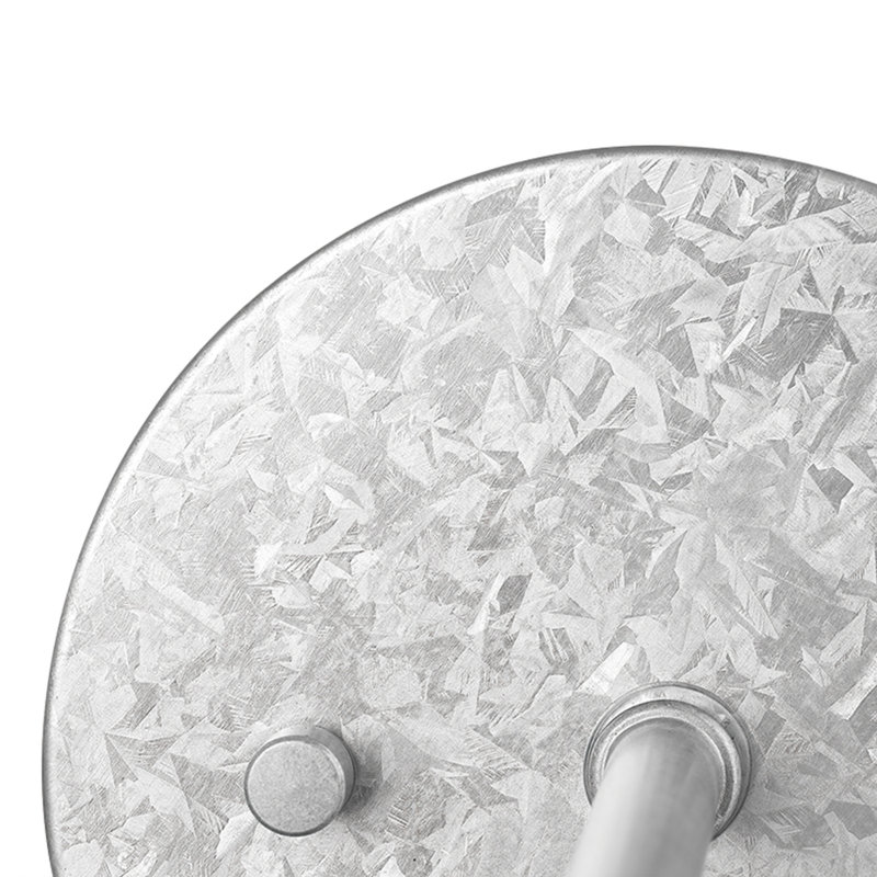 Espute Wall Light, Galvanized Metal
