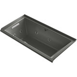Underscore Rectangle 60-In X 30-In Heated Bubblemassage Air Bath With Whirlpool, Alcove, Right Drain