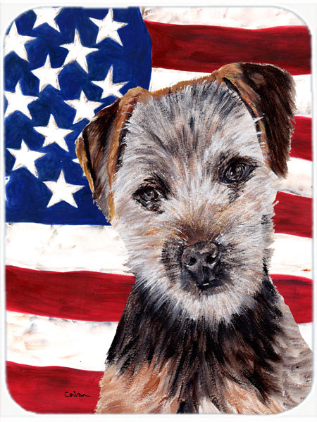 Planche à découper en verre American Flag USA