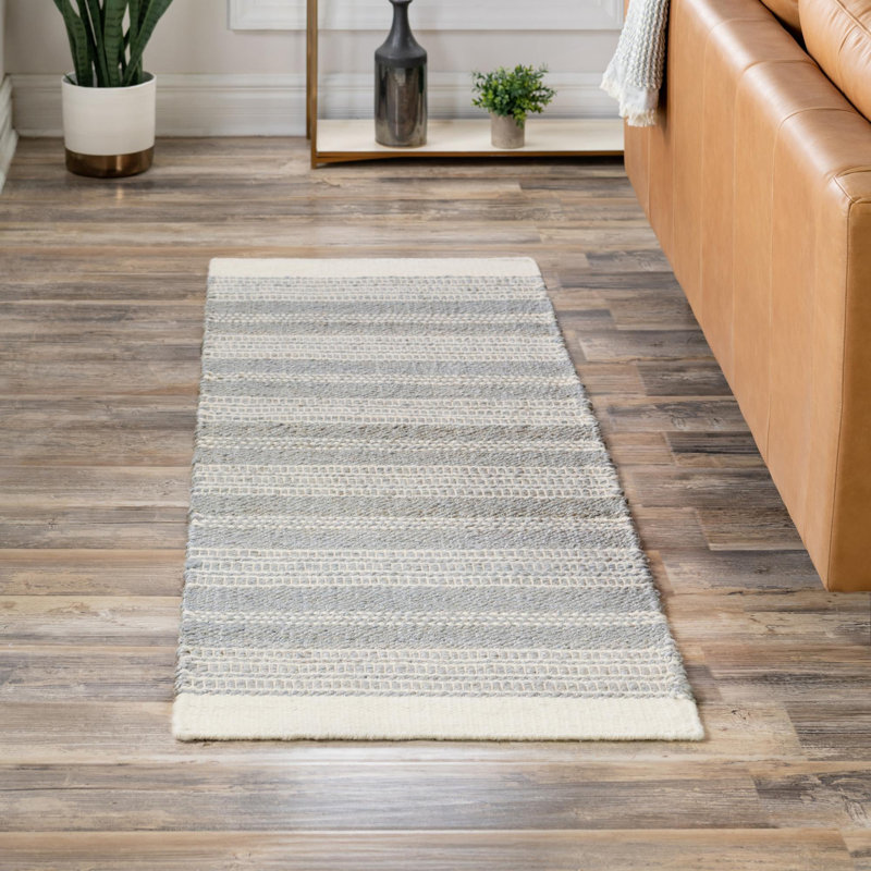 Tapis Kovacs - gris, Tapis de couloir 2 pi 7 po x 12 pi