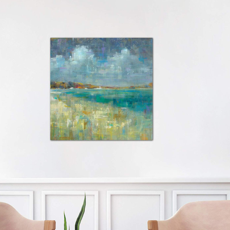 Sky And Sea by Danhui Nai - Wrapped Canvas Painting, 66.04 cm H x 66.04 cm W x 1.91 cm D