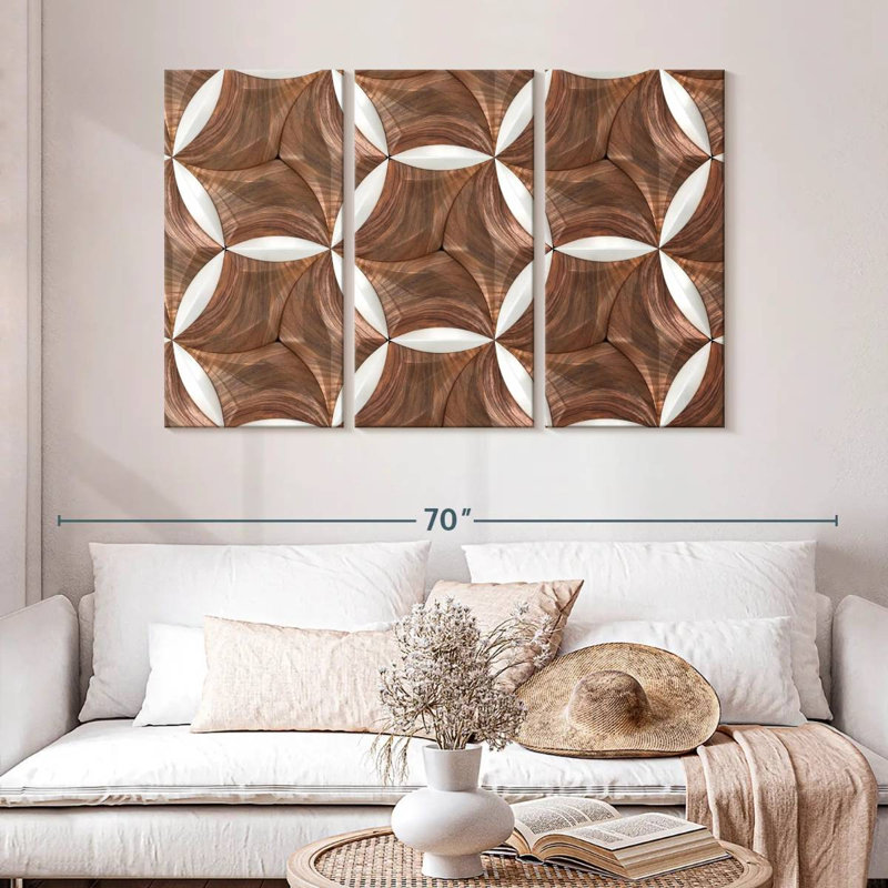 Avery Geometric Hexagonal Tiles, 32" H x 50" W