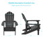 Chaise Adirondack en plastique Halstein-1409835304