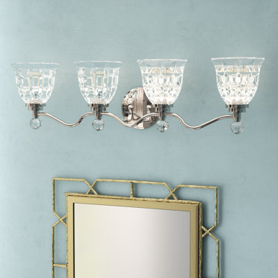 Eduard 4-Light Polished Nickel Vanity Light