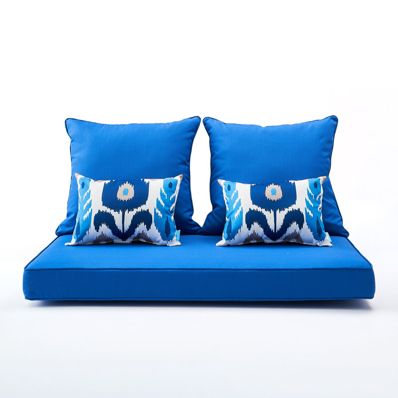 Coussin de siège / de dossier d'intérieur / d'extérieur, Bleu marine