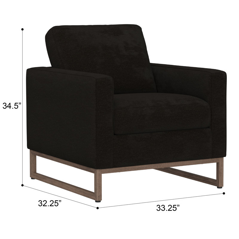 fauteuil d'appoint beige / brun clair, Espresso