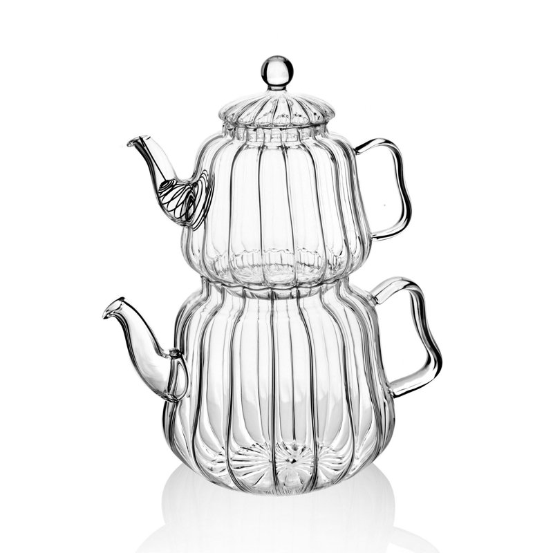 50,7 oz. Causglen Théière en verre