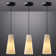 Rennata Height Adjustable Luxurious Alabaster Conical Pendant Lights(Set of 3)