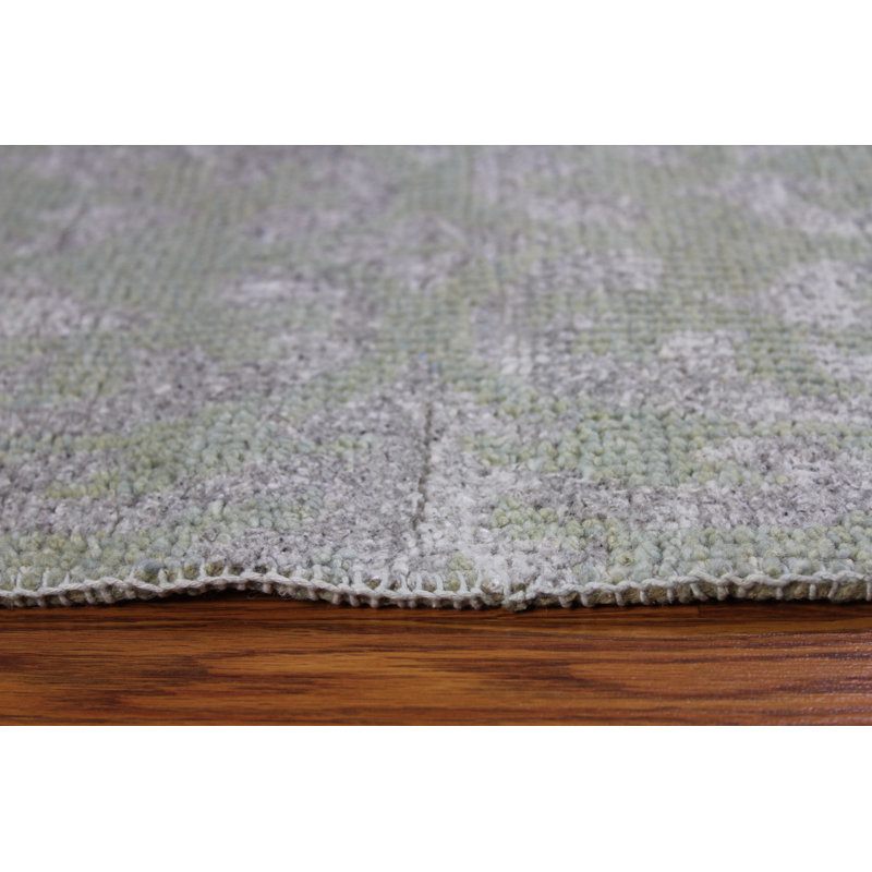Tapis oriental en laine noué à la main Devaughn, Rectangle 2 pi x 3 pi