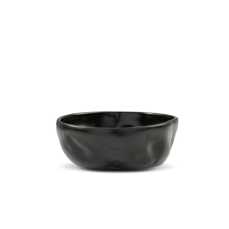 Bol décoratif en céramique Zacarri, L 7 po x P 7 po, Noir