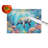 Summer Manatee Glass Cutting Board
