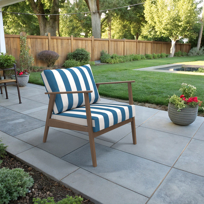 Sunbrella Outdoor Cushion, Seat/Back Replacement Cushion for Outdoor Furniture Arm Chair