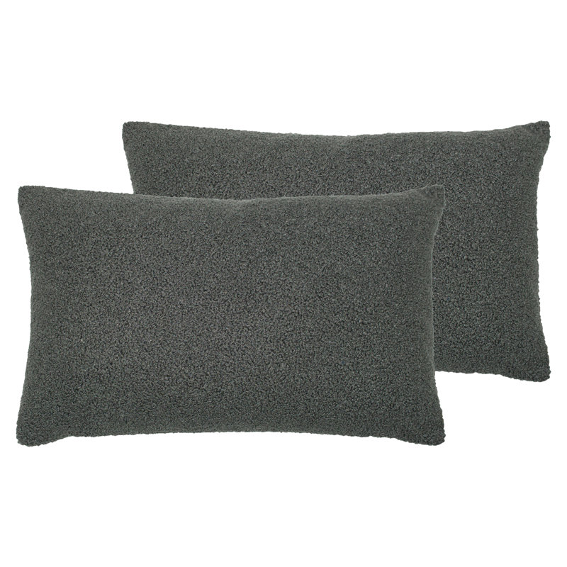 Furn Rectangular Throw Cushion, Granite, Feather