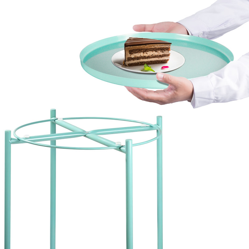 Table de bout avec plateau Fredericke, Bleu