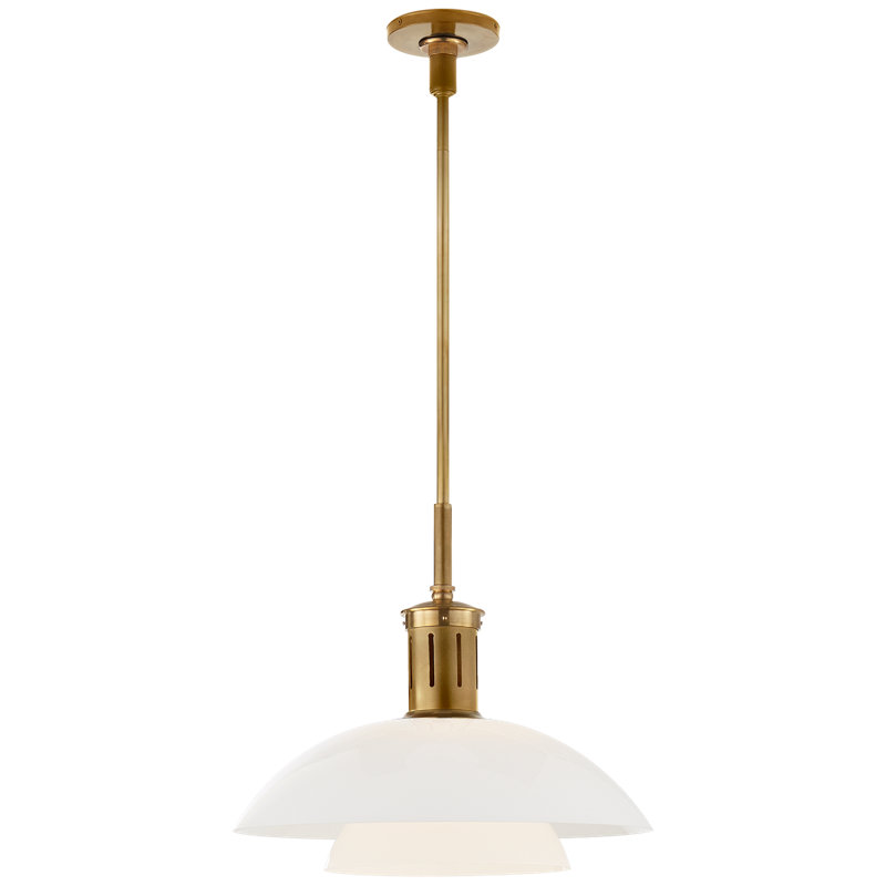 Whitman 1 - Light Pendant, Antique Brass