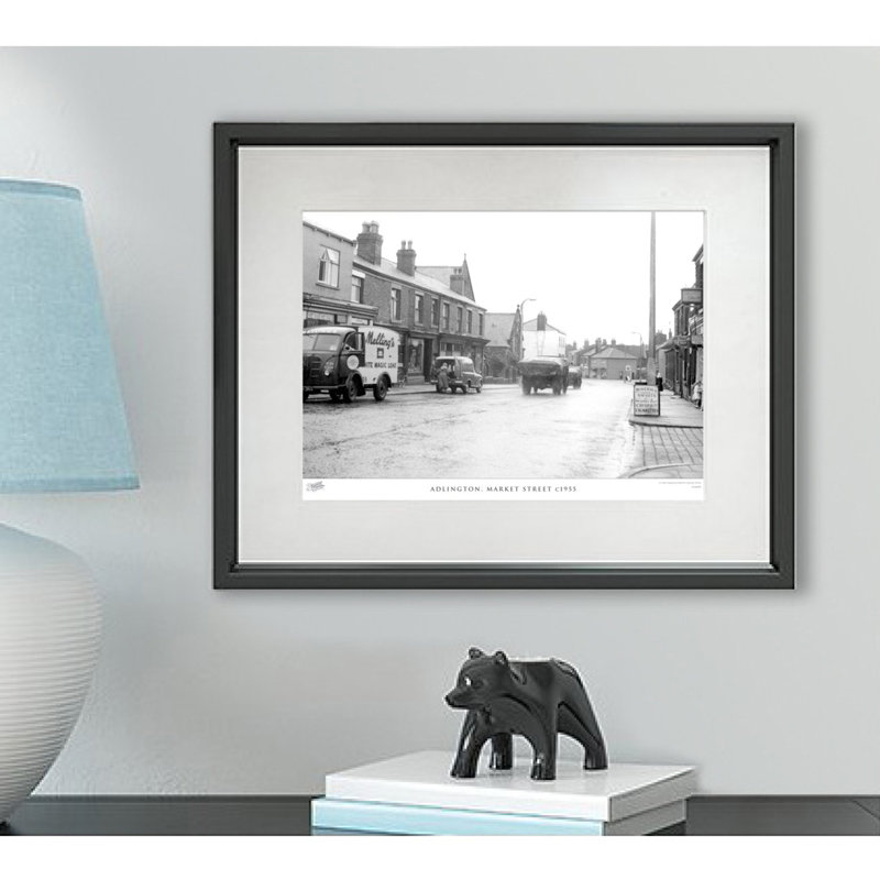 Adlington, Market Street C1955 by Francis Frith - Single Picture Frame Print, 28cm H x 36cm W x 2.3cm D