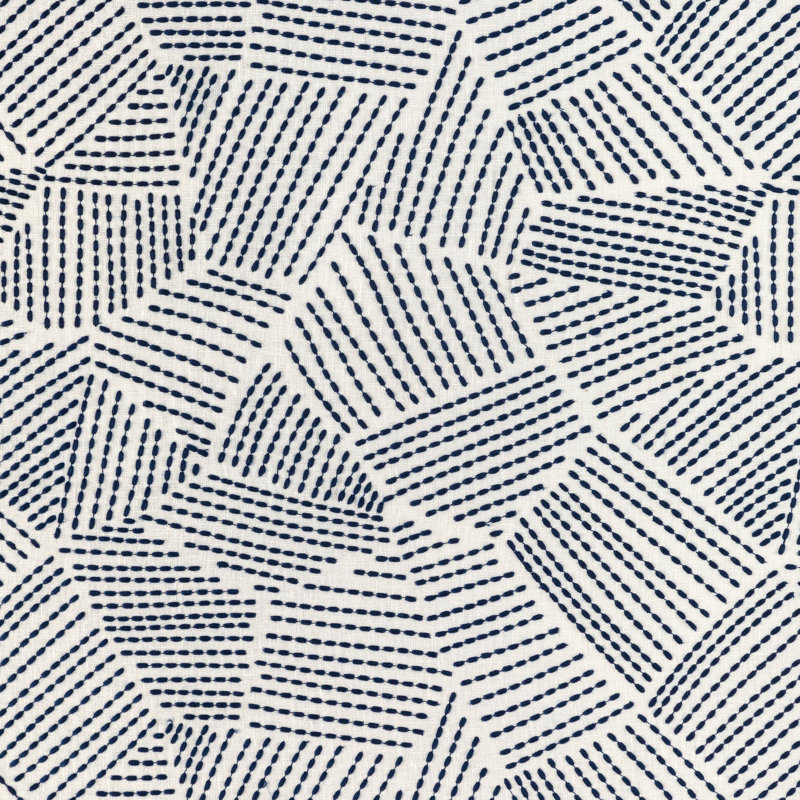 Rhapsody Chord Embroidery Fabric, Sea