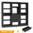 Freestanding Closet System with Mirrors, Drawers and Shoe Racks-53113124