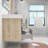 35.4'' Single Bathroom Vanity with Acrylic Top-270177639
