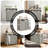 Tilt-Out Laundry Hamper Cabinet with 2 Removable Bags for Bathroom