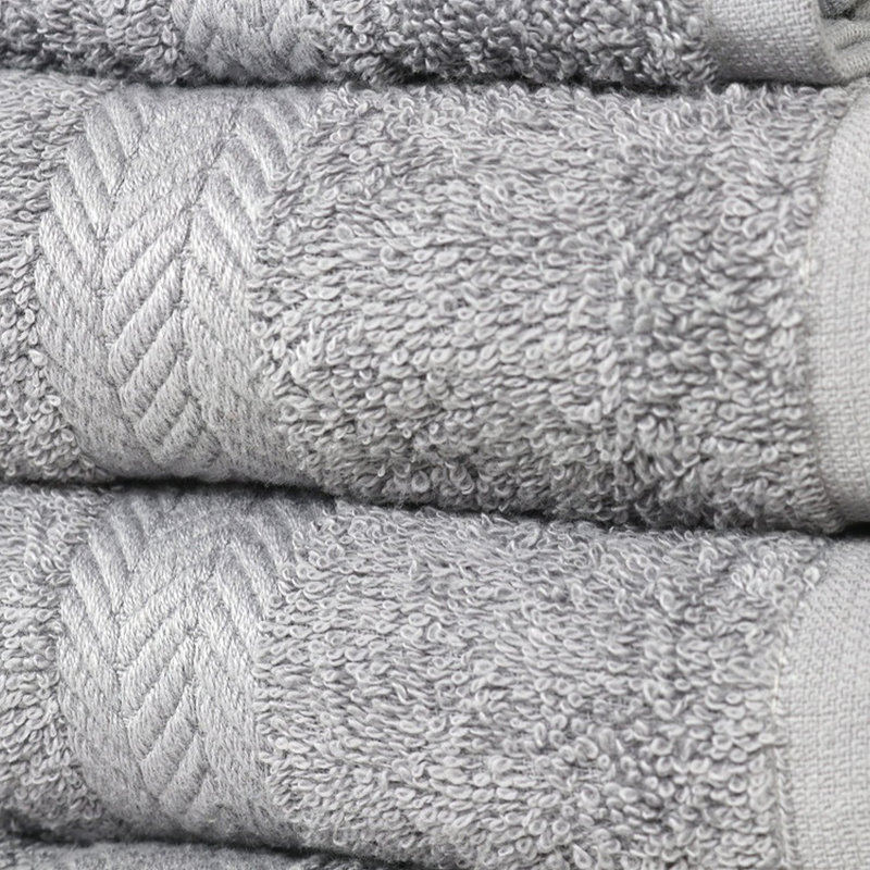 Ensemble de serviettes 6 pièces, Gris