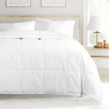 100% Cotton Down Alternative Comforter/Duvet Insert - Vintage Washed and Brushed Cotton Shell