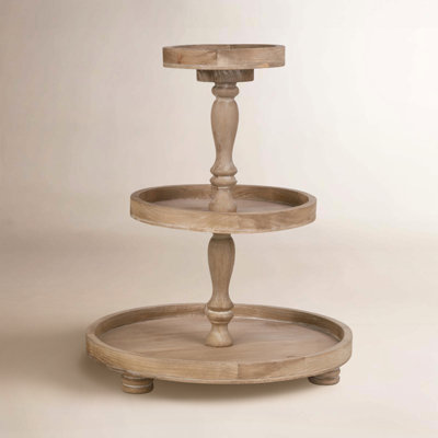 Harborside Wood Tiered Stand