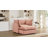 Chennova Modern Accent Chair With Movable Ottoman And Chenille Upholstery-121844154
