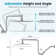 Multi Function Adjustable And Dual Shower Head with Handheld Combo