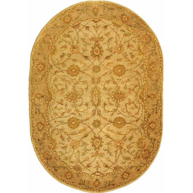 Dunbar Hand Tufted Wool Oriental Rug, Oval 7'6" x 9'6" 